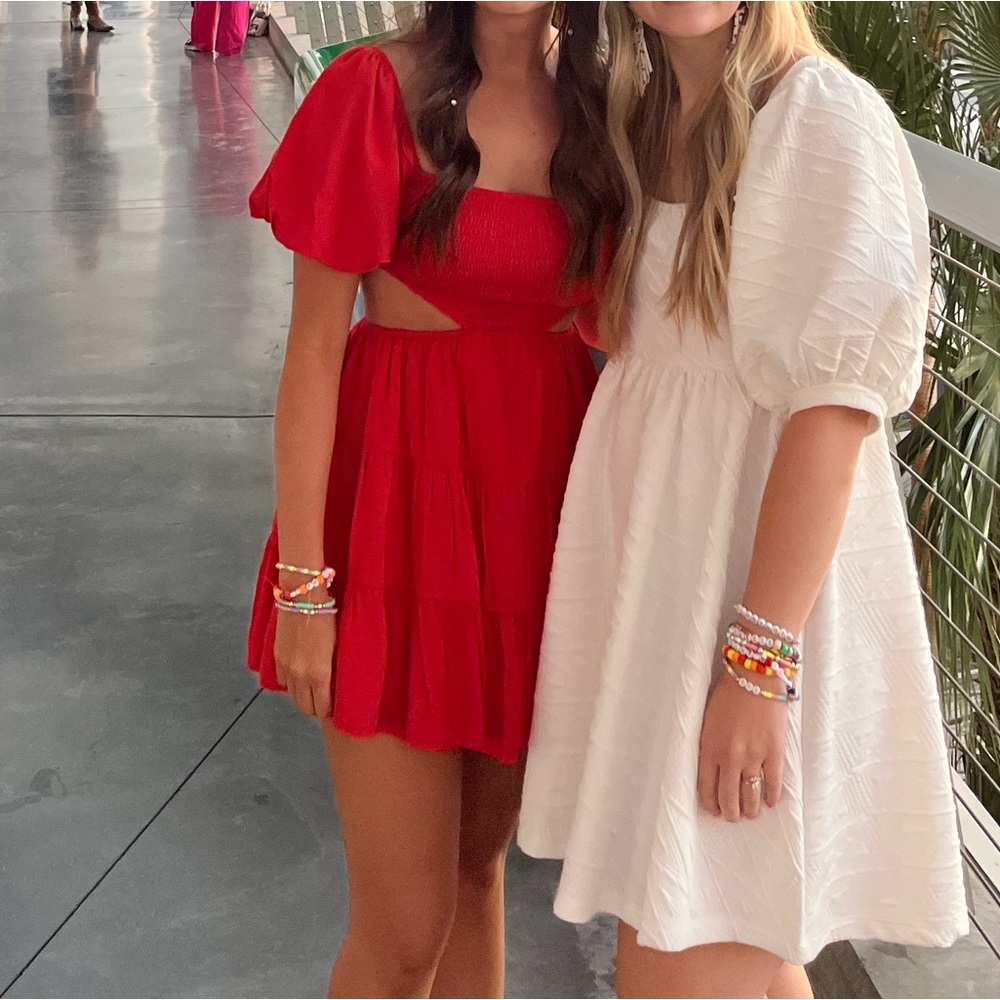 Red dress